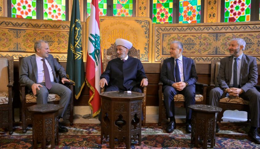باسيل من دار الفتوى: معنيّون بالتحاور مع الجميع