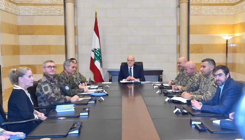 ميقاتي رأس اجتماعا للجنة مراقبة وقف اطلاق النار: لبنان ملتزم بنود التفاهم فيما اسرائيل تواصل خروقاتها