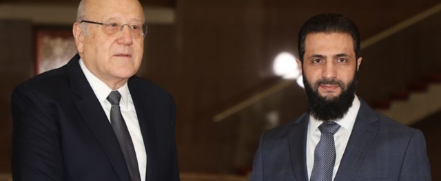 ميقاتي من دمشق: بات ملحاً معالجة أزمة النزوح السوري وسلم الأولويات هو ترسيم الحدود البرية والبحرية بين لبنان وسوريا