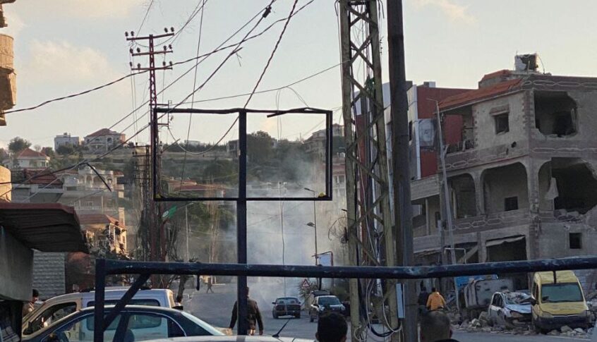 جريحان حصيلة الغارة على كونين
