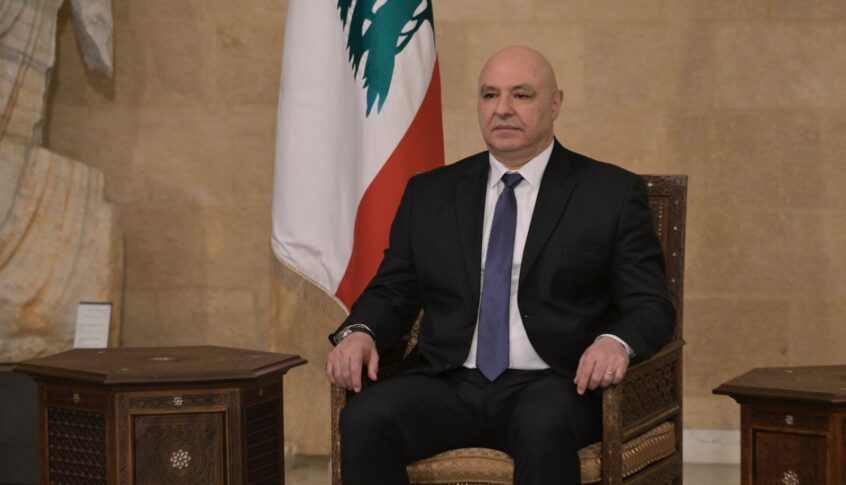 رئيس الجمهورية جوزاف عون يغادر قصر بعبدا