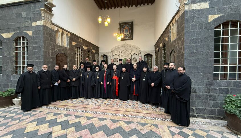 بالصور: زيارة الوفد الفاتيكاني الى سوريا