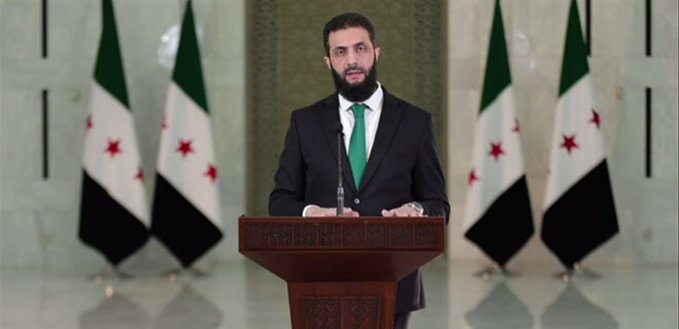 الشرع: سنعمل على تشكيل حكومة انتقالية تعكس تنوع البلاد وتبني مؤسسات جديدة