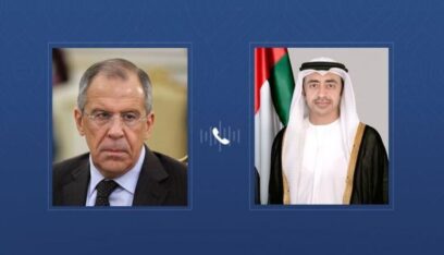  عبدالله بن زايد ولافروف يبحثان باتصال هاتفي الاوضاع في لبنان وسوريا