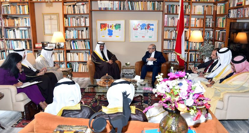 الوفد الكويتي يزور سلام