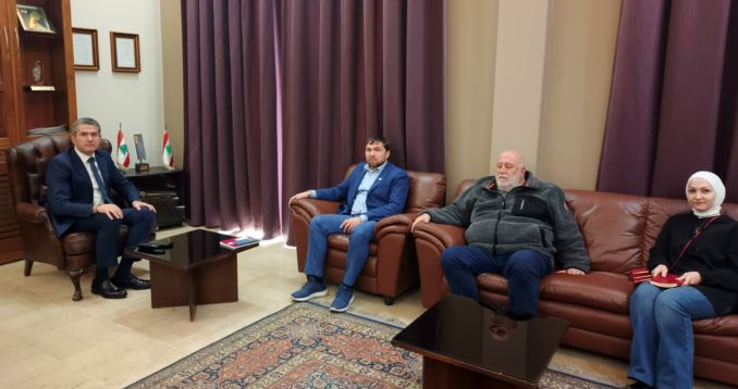 محافظ البقاع عرض مع وفد من الصليب الاحمر الدولي آلية التعاون لتقديم المساعدات الاغاثية