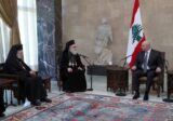 البطريرك اليازجي من قصر بعبدا: أمام عون مسيرة طويلة وشاقة ولدينا أمل بلبنان جديد