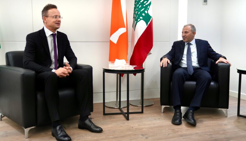 باسيل يستقبل وزير خارجية هنغاريا الذي أكد على استمرار بلاده في دعم لبنان