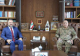 قائد الجيش بالنيابة استقبل أديب عبد المسيح