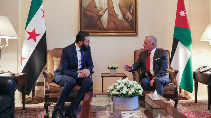 الشرع التقى الملك عبدالله