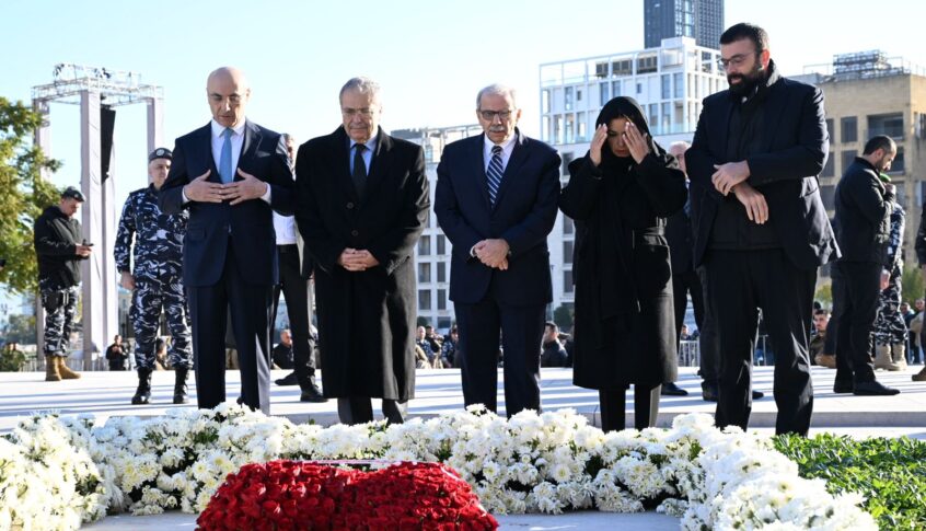 الرئيس سلام يزور ضريح الرئيس الشهيد رفيق الحريري