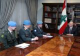 الرئيس عون شدد امام رئيس أركان هيئة الأمم المتحدة لمراقبة الهدنة على تطبيق القرار ١٧٠١ وانسحاب القوات الاسرائيلية وإطلاق الاسرى اللبنانيين