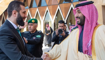بالصور: ولي العهد السعودي يستقبل أحمد الشرع في الرياض