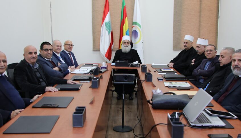 المجلس المذهبي برئاسة شيخ العقل هنأ الحكومة: للعمل على إعادة بناء قدرات الدولة ومؤسساتها