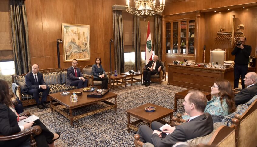  بري التقى رئيسة بعثة الصليب الأحمر الدولي في لبنان ووزيرة الشؤون الخارجية الأوروبية 