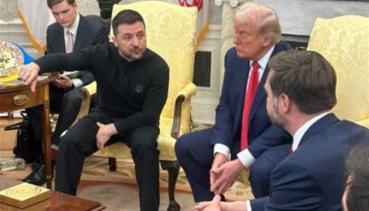 مواجهة كلامية في البيت الابيض بين الرئيسين…ترامب غاضب ويتهم زيلينسكي “بافتقار للإحترام”! (بالفيديو)