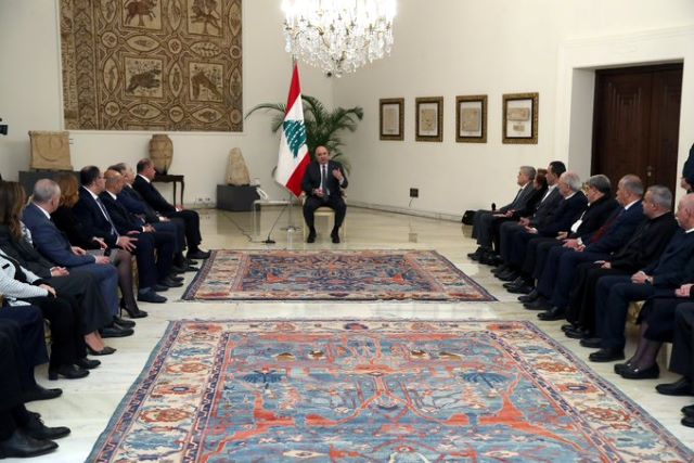 عربيد يعرض للرئيس عون بعض العناوين لمعالجة بعض اوجه الأزمة الاقتصادية والمالية والاجتماعية والبيئية