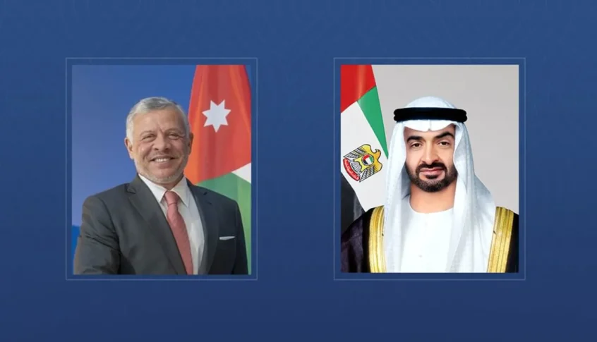 العاهل الأردني يصل الإمارات في زيارة أخوية