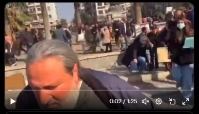 إطلاق نار وعراك بالأيدي خلال وقفة تضامنية مع الساحل السوري في دمشق(بالفيديو)