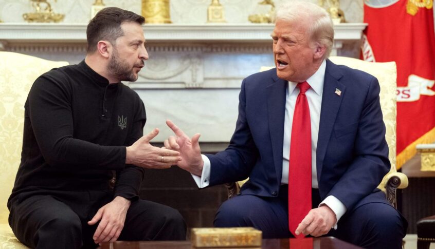 البيت الأبيض: ترامب يتحدث هاتفيا الآن مع زيلينسكي