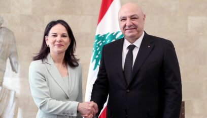 الرئيس عون استقبل وزيرة خارجية المانيا: استمرار احتلال اسرائيل لأراضٍ وتلال في الجنوب يعرقل تنفيذ القرار 1701