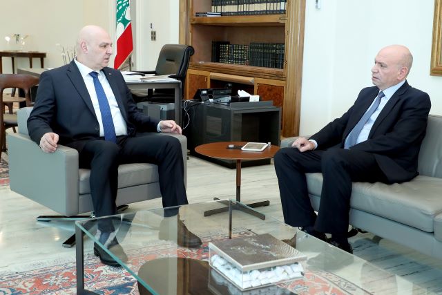 الرئيس عون استقبل المدعي العام في جبل لبنان