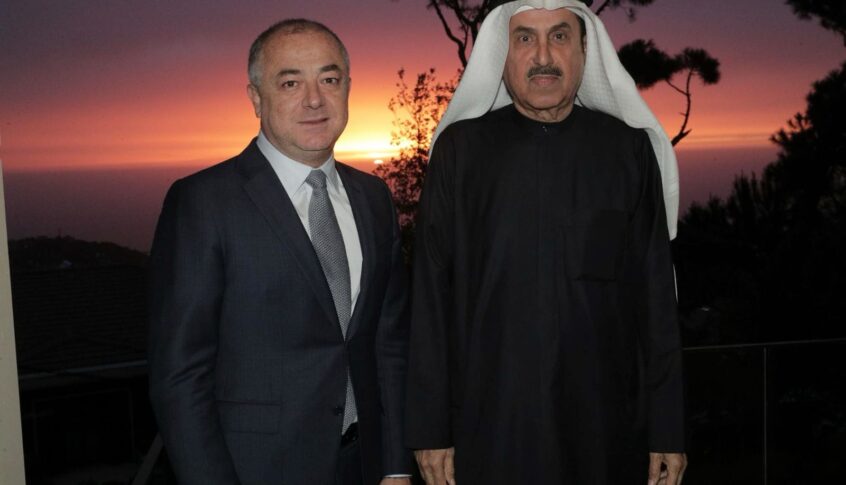 بو صعب أولم على شرف غباش مذكراً بوقوف الإمارات إلى جانب لبنان بكل أزماته وصولا إلى الحرب الأخيرة