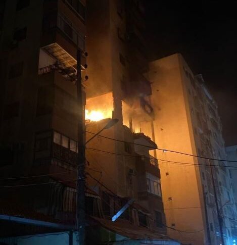 3 شهداء في غارة اسرائيلية على شقة سكنية في صيدا