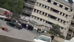 قطع طريق الشام عند مفرق عاليه احتجاجا على احداث صحنايا وجرمانا وللضغط على المعنيين للقيام بتحرك سريع