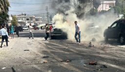 استهداف سيارة في بلدة بريقع قضاء النبطية