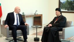 وصول البطريرك مار بشارة بطرس الراعي الى قصر بعبدا للقاء الرئيس عون