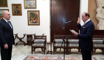 حاكم مصرف لبنان والقضاة يقسمون اليمين والرئيس عون: أريد ان تعيدوا الى القضاء دوره بعدل وحزم