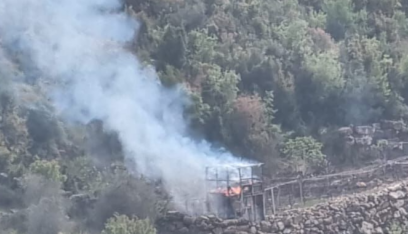 غارة ثانية على بيت ليف استهدفت خيمة…ولا إصابات(صورة)