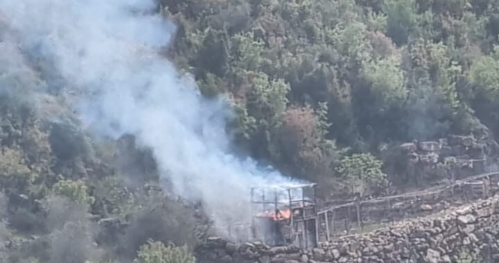 غارة ثانية على بيت ليف استهدفت خيمة…ولا إصابات(صورة)