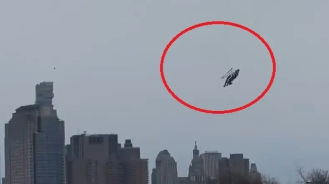 بالفيديو: 6 قتلى بتحطم المروحية في نيويورك