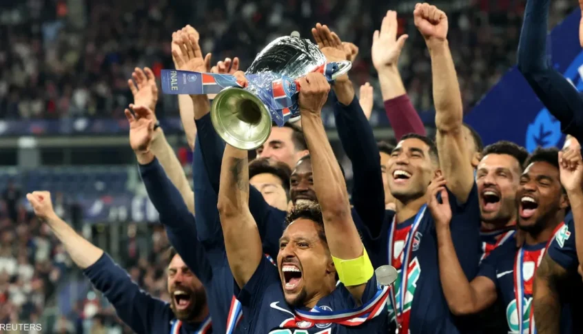 الكأس بعد الدوري.. باريس سان جيرمان يحقق الثنائية وعينه على ميونيخ