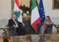 الرئيس عون يلتقي في هذه الأثناء رئيسة الحكومة الإيطالية جيورجيا ميلوني، في مقر رئاسة الحكومة في روما
