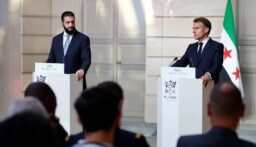 ماكرون: استقرار سوريا مهم للمنطقة.. والسلم الأهلي أبرز التحديات والشرع: نخوض مفاوضات غير مباشرة مع إسرائيل عبر وسطاء لتهدئة الأوضاع