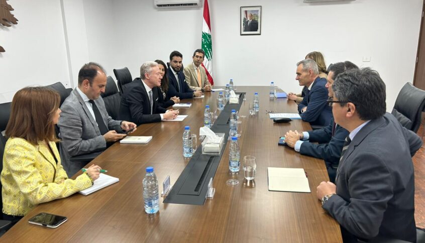 رجّي استقبل رئيس بعثة قوات اليونيفيل العاملة في لبنان وقائدها العام وجرى البحث بتطورات الوضع في الجنوب في ظل الاعتداءات الاسرائيلية المتواصلة
