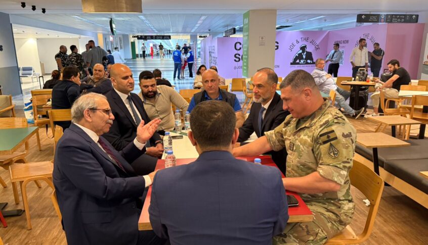 سلام ورسامني يعقدان اجتماعاً مع رئيس جهاز أمن المطار العميد فادي كفوري للاطلاع على الإجراءات والتدابير الأمنية المتخدة لتعزيز الأمن والسلامة في مطار رفيق الحريري الدولي