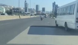 بالفيديو- هذا ما جرى على اوتوستراد ضبية