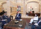 سلام يلتقي ريزا وعرضٌ لبرنامج الامم المتحدة لمساعدة المناطق المتضررة من جراء العدوان الاسرئيلي