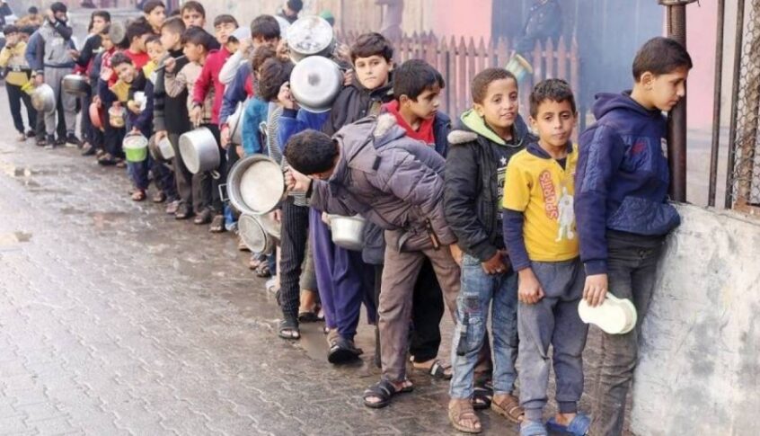 “حماس”: المجاعة تفتك بأطفال غزة