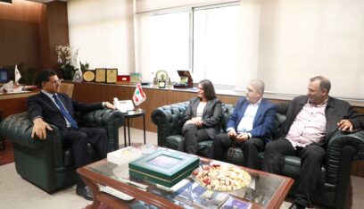 جبور بحثت مع مرقص على رأس وفد من نقابة الإعلام المرئي والمسموع في شؤون القطاع الإعلامي وسبل دعمه وتطويره