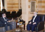 سلام التقى في السرايا السفير المصري في لبنان علاء موسى
