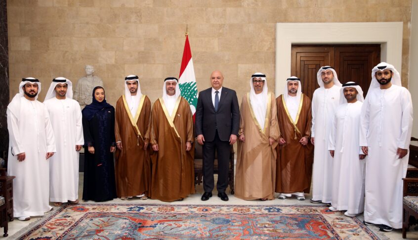 ترجمةً لنتائج القمة اللبنانية-الإماراتية…الرئيس عون استقبل وفدًا إماراتيًا حضر للاطلاع على حاجات الدولة اللبنانية