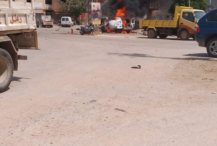غارة معادية جديدة على ميس الجبل استهدفت دراجة نارية