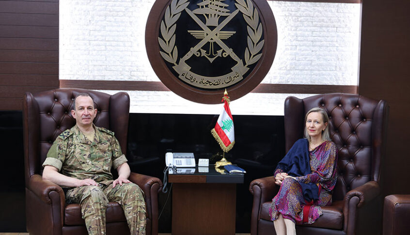العماد هيكل التقى السفير الايراني ومديرة شؤون الأونروا في لبنان