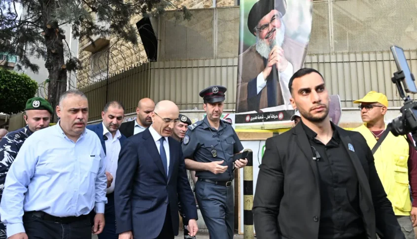 جولة لوزير الداخلية في الضاحية الجنوبية لبيروت