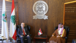 وزير الدفاع عرض مع بخاري ودبور الاوضاع في لبنان والمنطقة